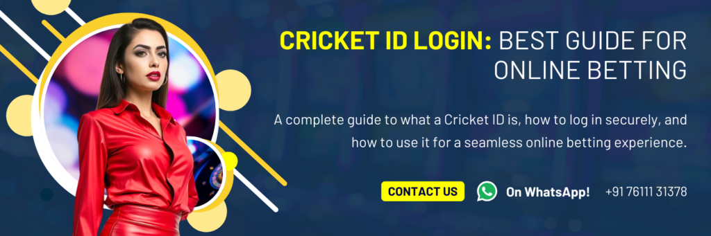 Cricket ID Login – India's Best Online Cricket Betting ID Provider