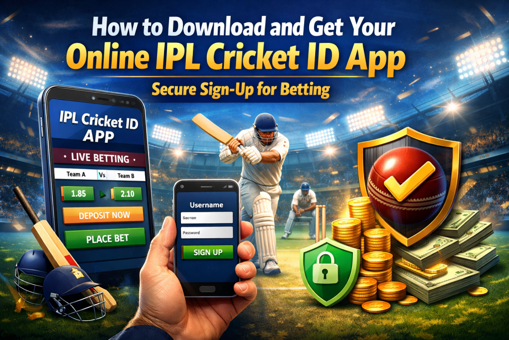 Online IPL Cricket ID App—Secure Sign-Up for Betting