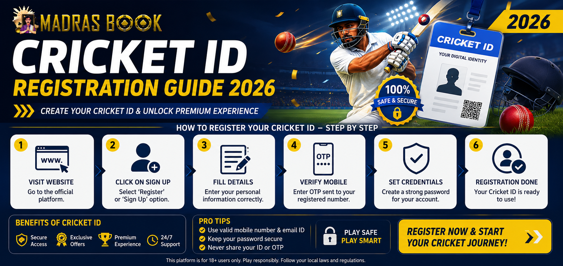 Cricket ID Registration Guide 2026 | Get Your Betting ID in Minutes