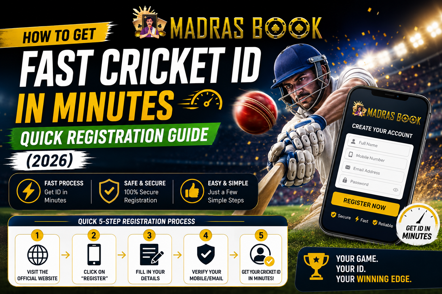 Get Fast Cricket ID In Minutes – Quick Registration Guide (2026)