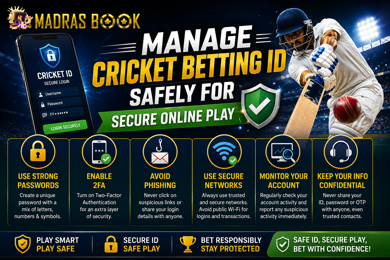 Manage Cricket Betting ID Safely for Secure Online Play