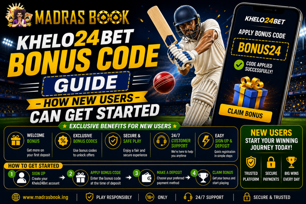 Khelo24Bet Bonus Code Guide