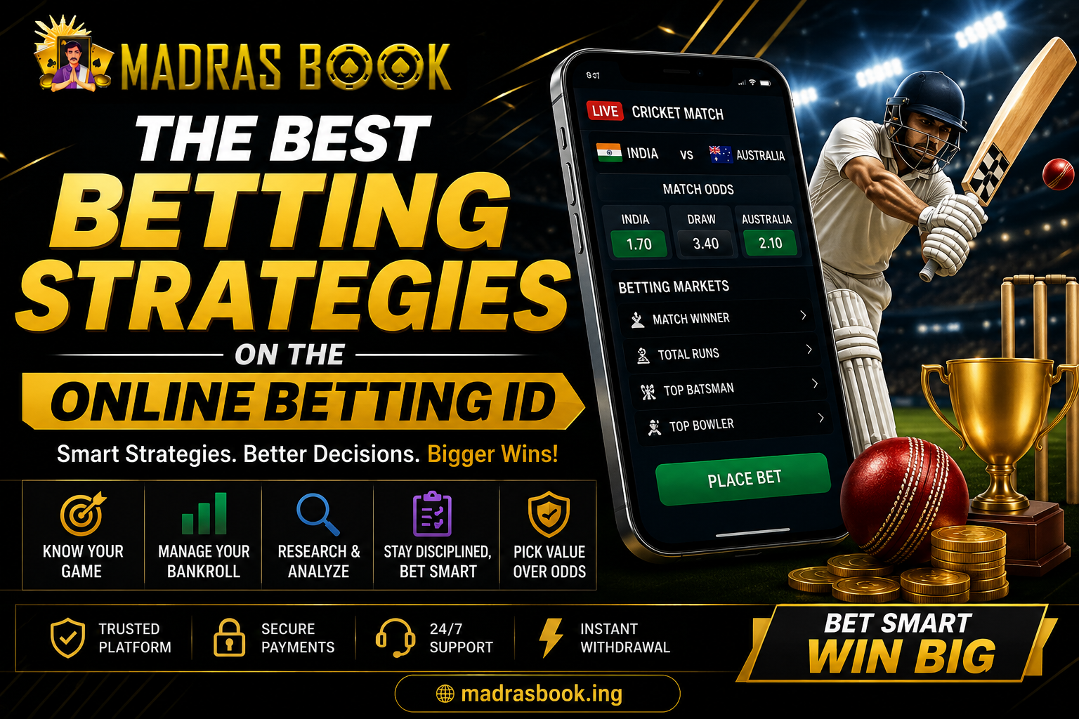 Best Betting Strategies on Online Betting ID | MadrasBook