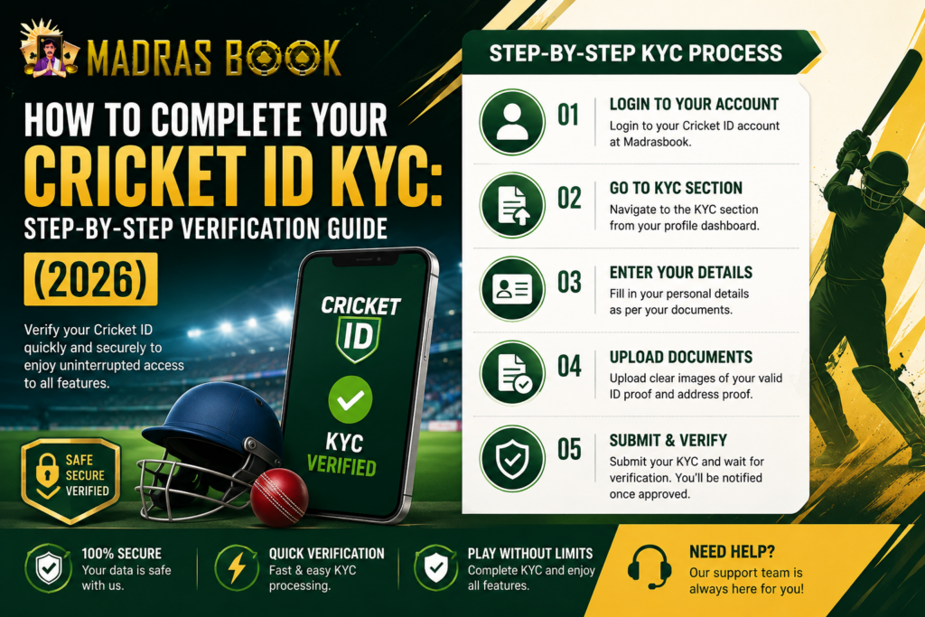 Cricket ID KYC: Step-by-Step Verification Guide (2026)