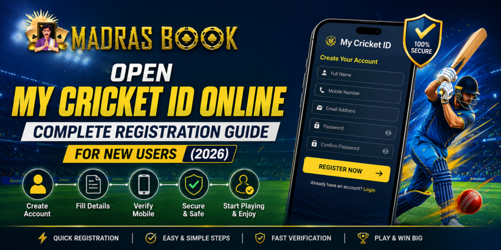 Open My Cricket ID Online – Create Your Cricket ID In Minutes (2026)