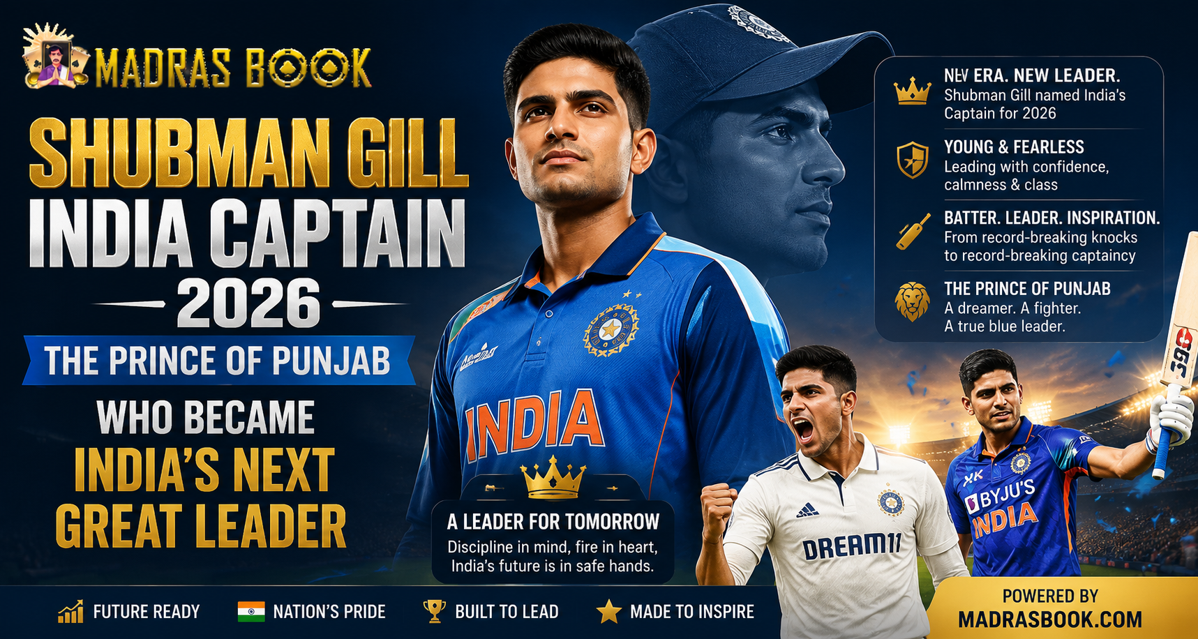 Shubman Gill India Captain 2026