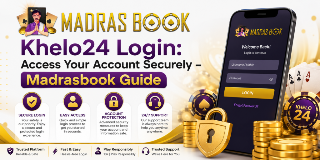 Khelo24 Login: Access Your Account Securely – Madrasbook Guide