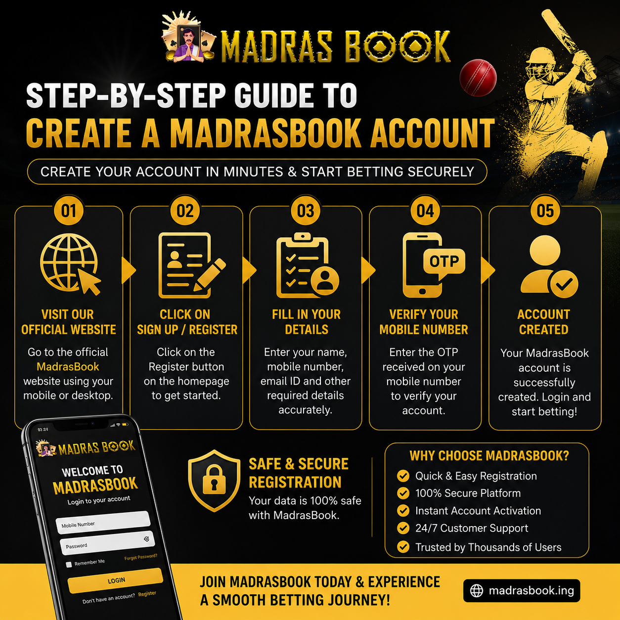 Step-by-Step Guide to Create a MadrasBook Account Securely in 2026