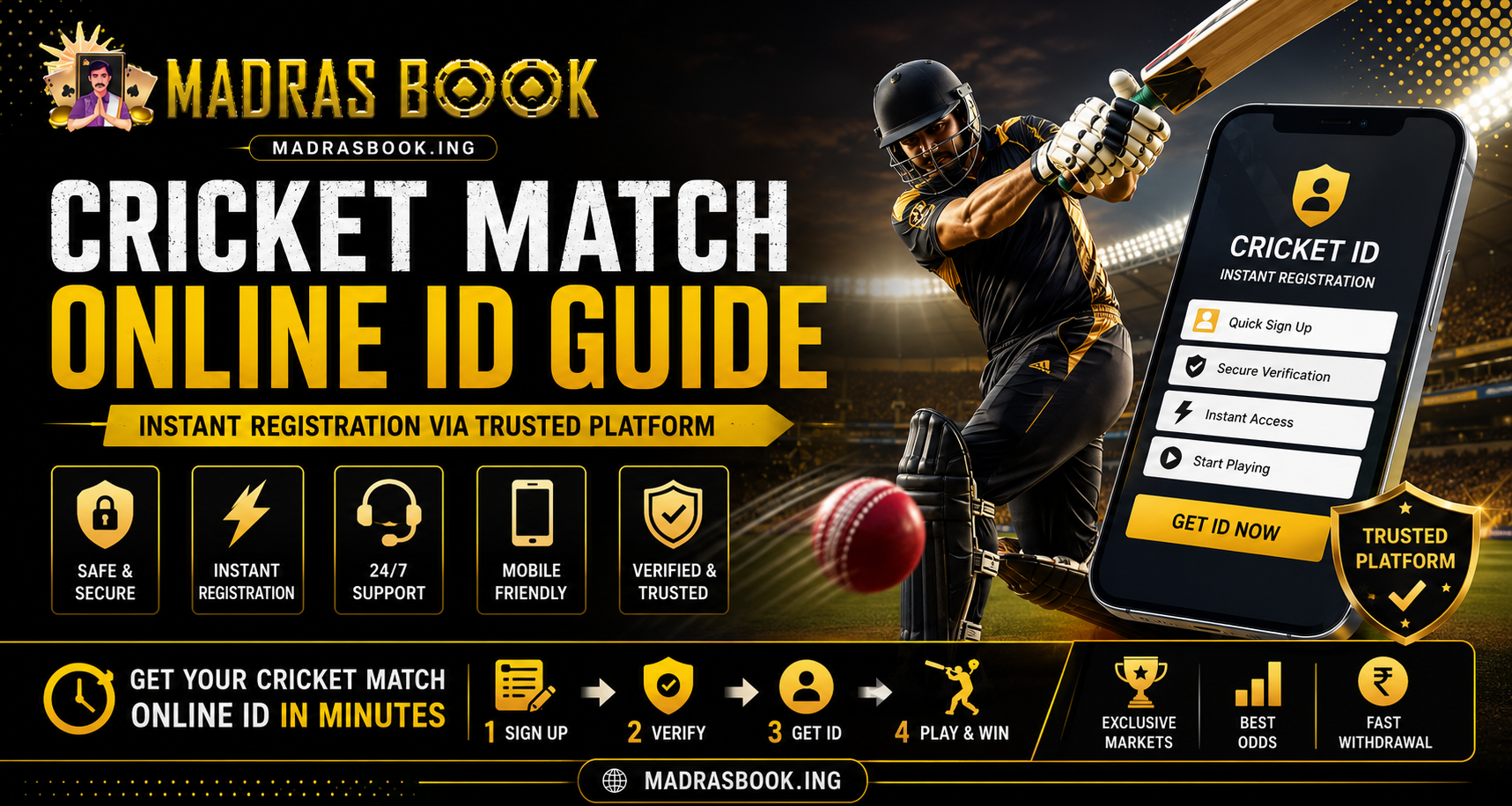 Cricket Match Online ID guide