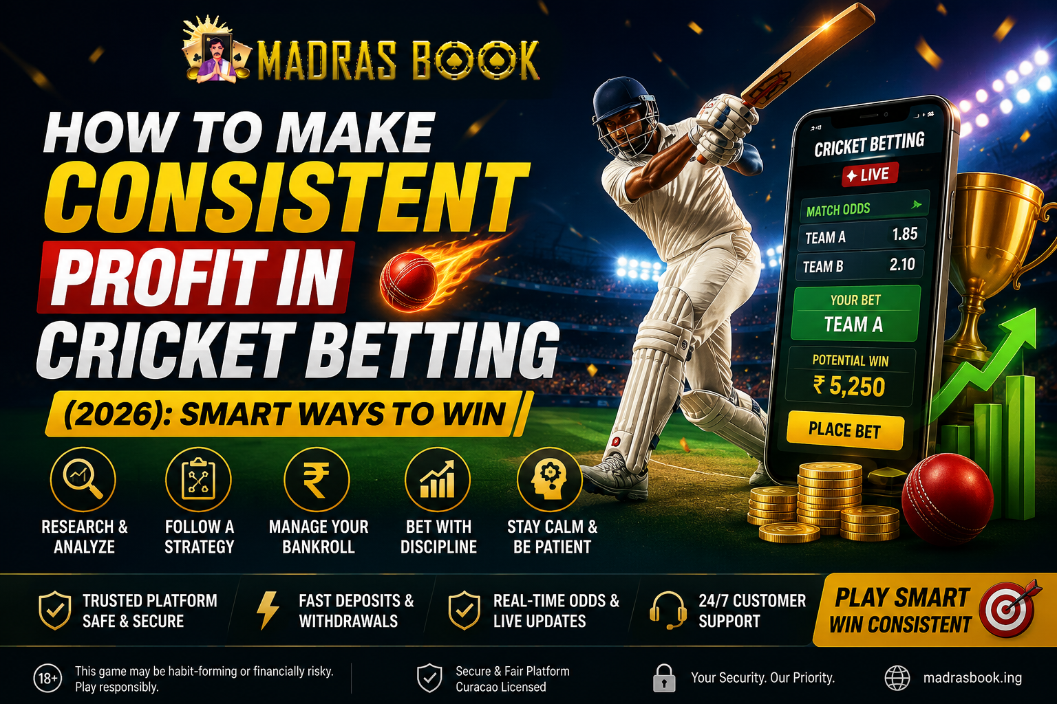 Make Consistent Profit in Cricket Betting