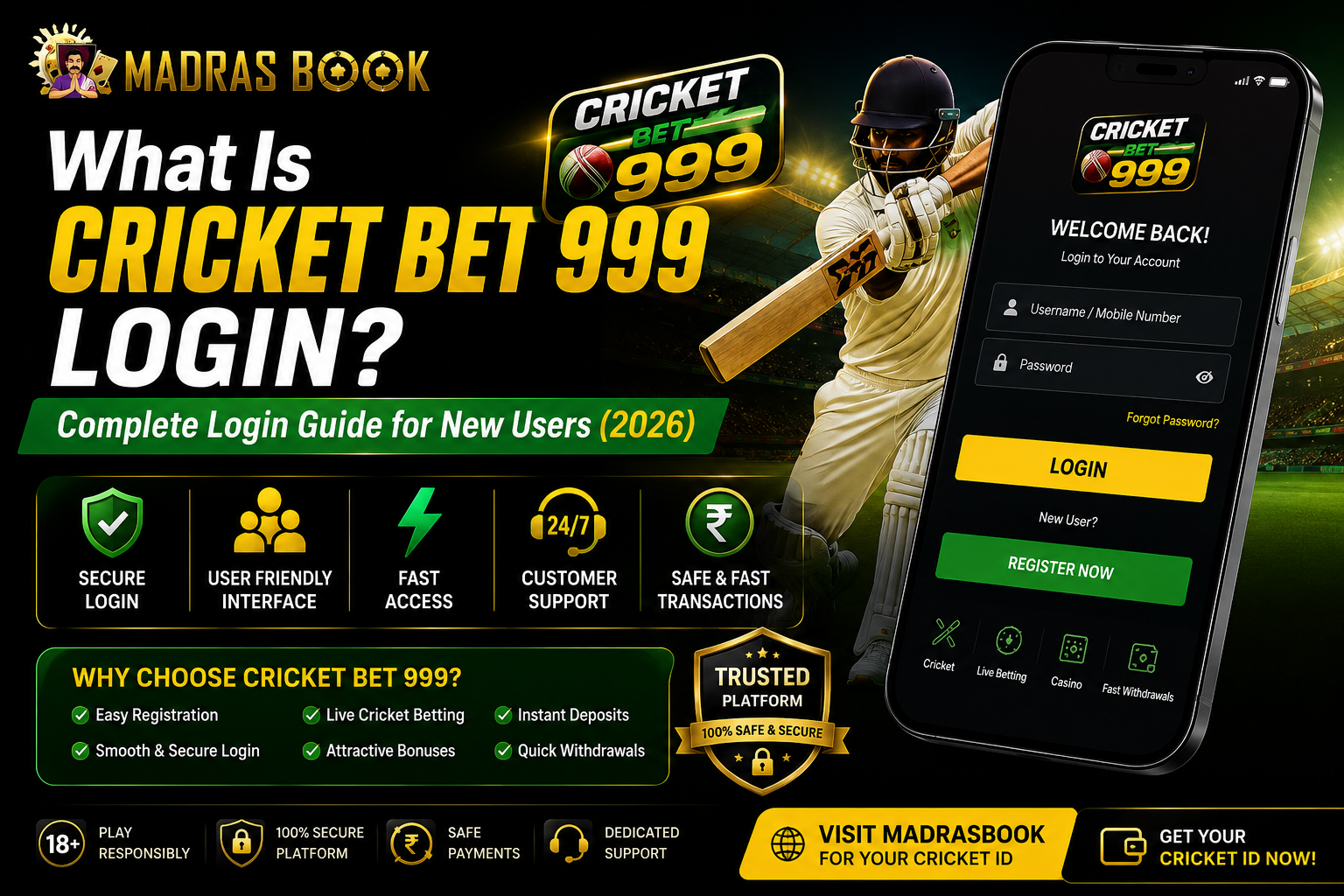 What Is Cricket Bet 999 Login
