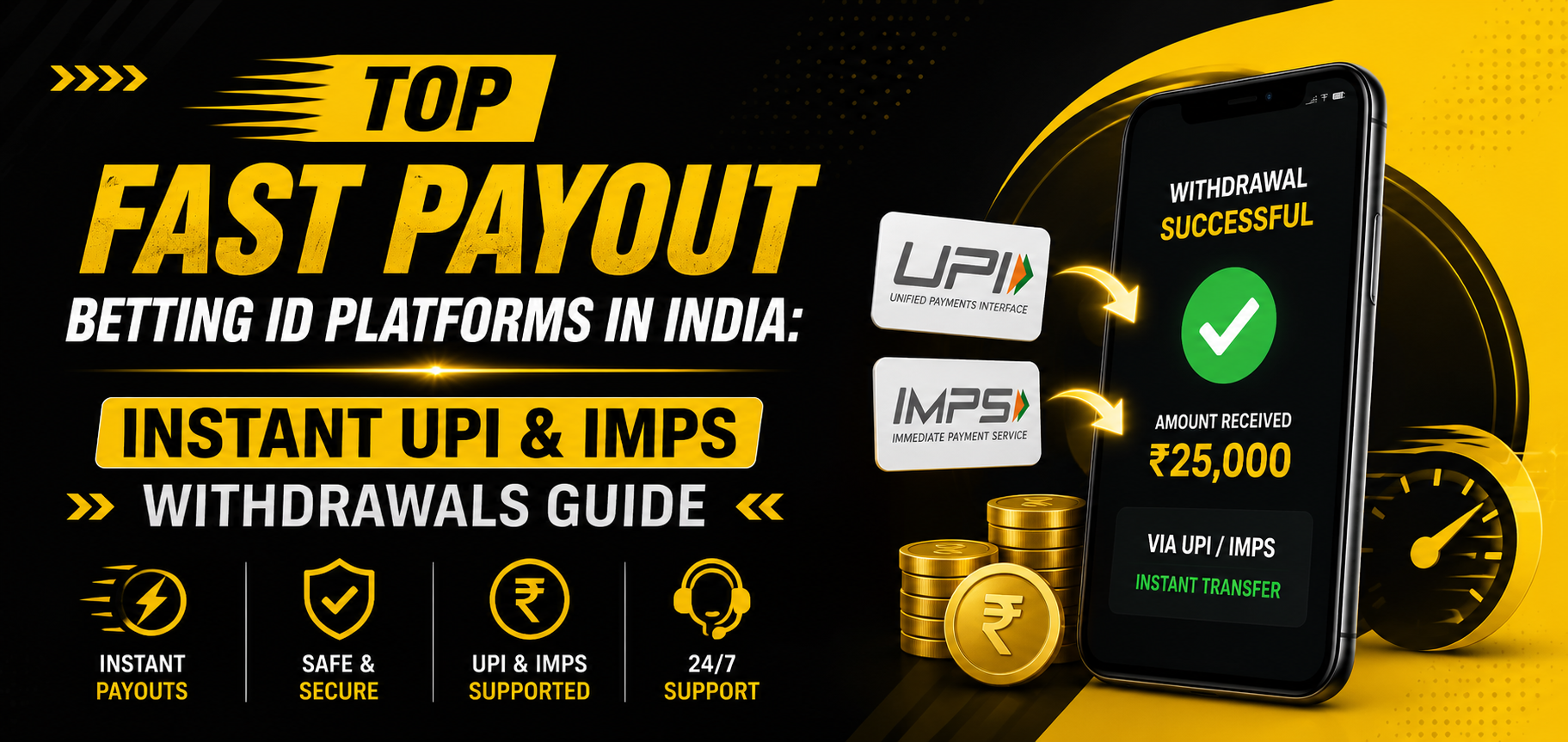 Fast Payout Betting ID India (2026) | Instant UPI Withdrawals