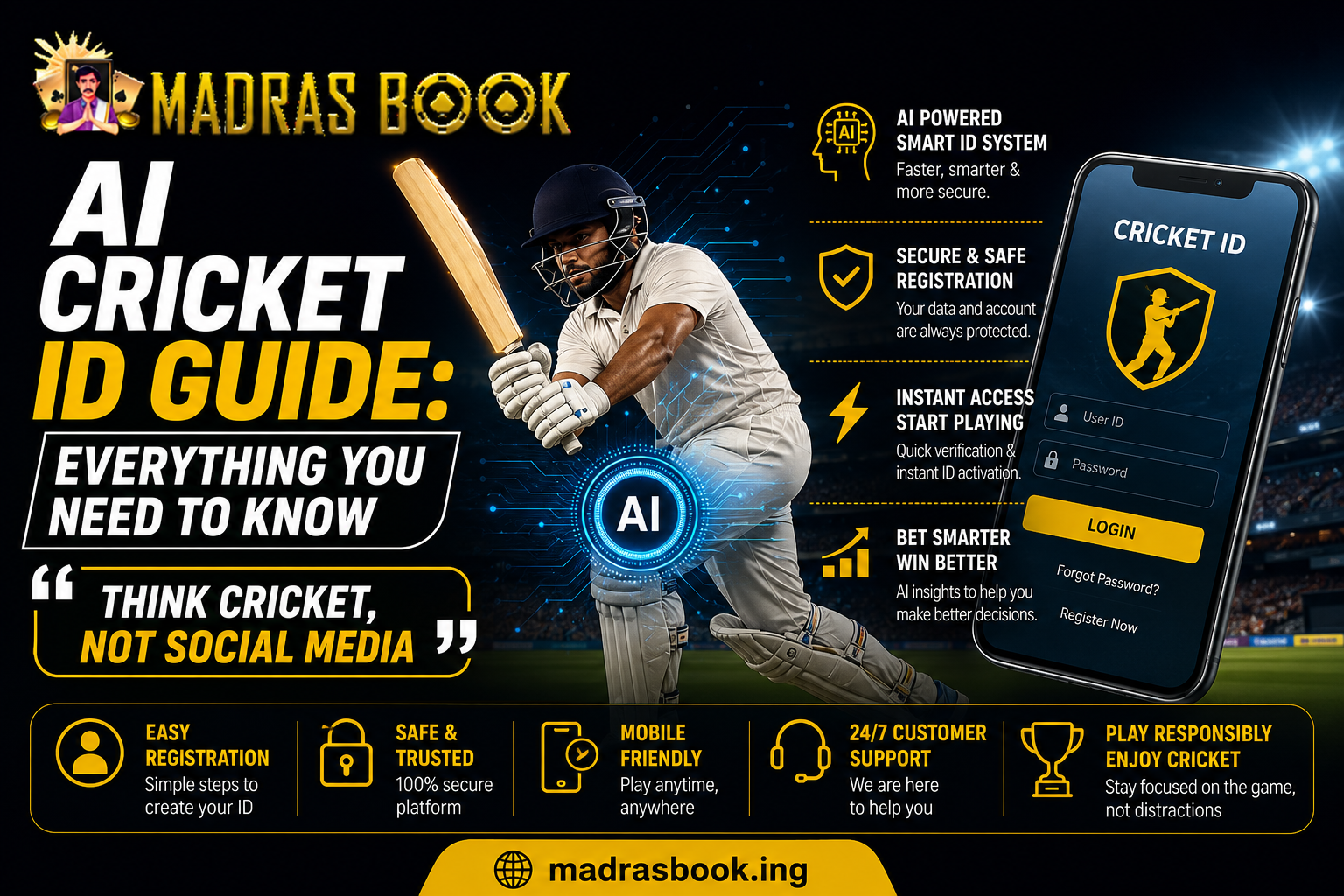 AI Cricket ID Guide (2026): Secure Setup & Smart Tips