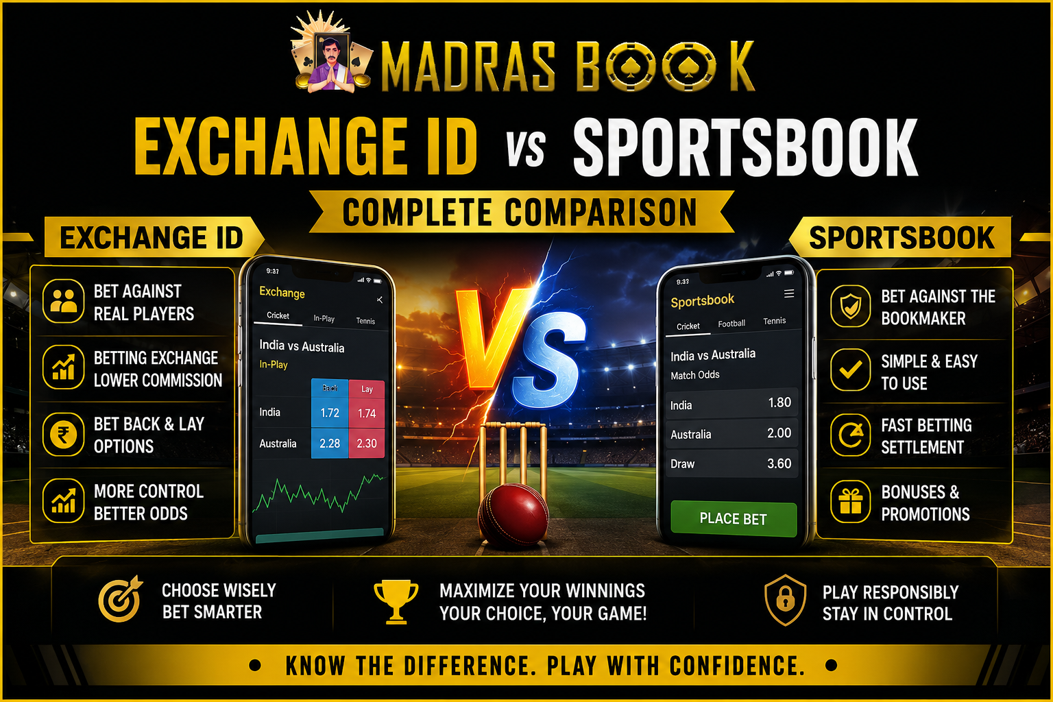Exchange ID vs Sportsbook