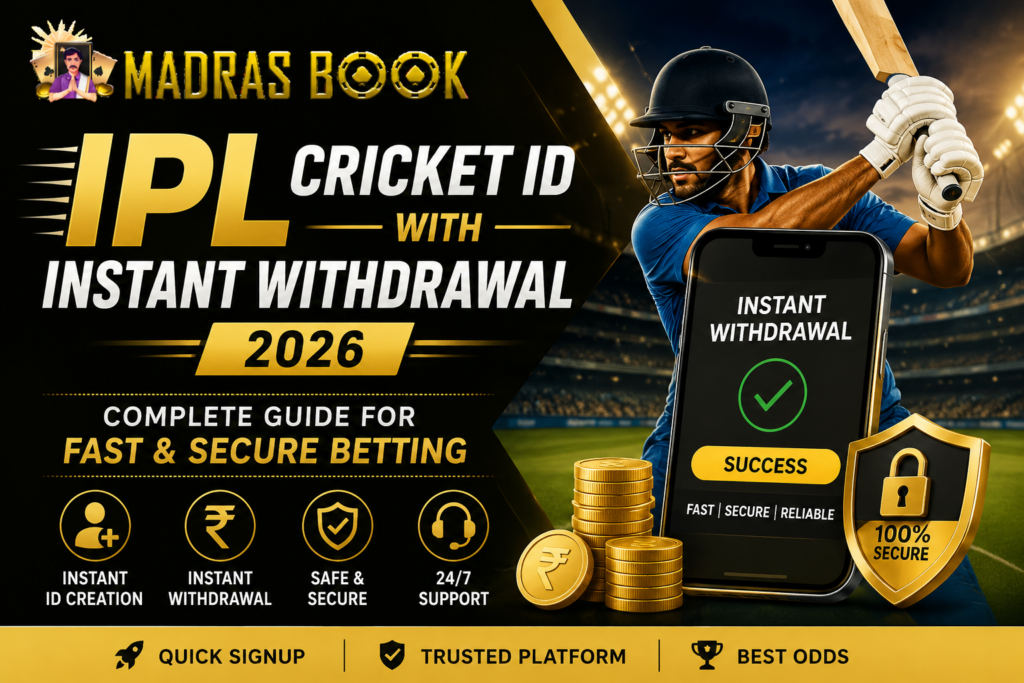 IPL Cricket ID Instant Withdrawal 2026