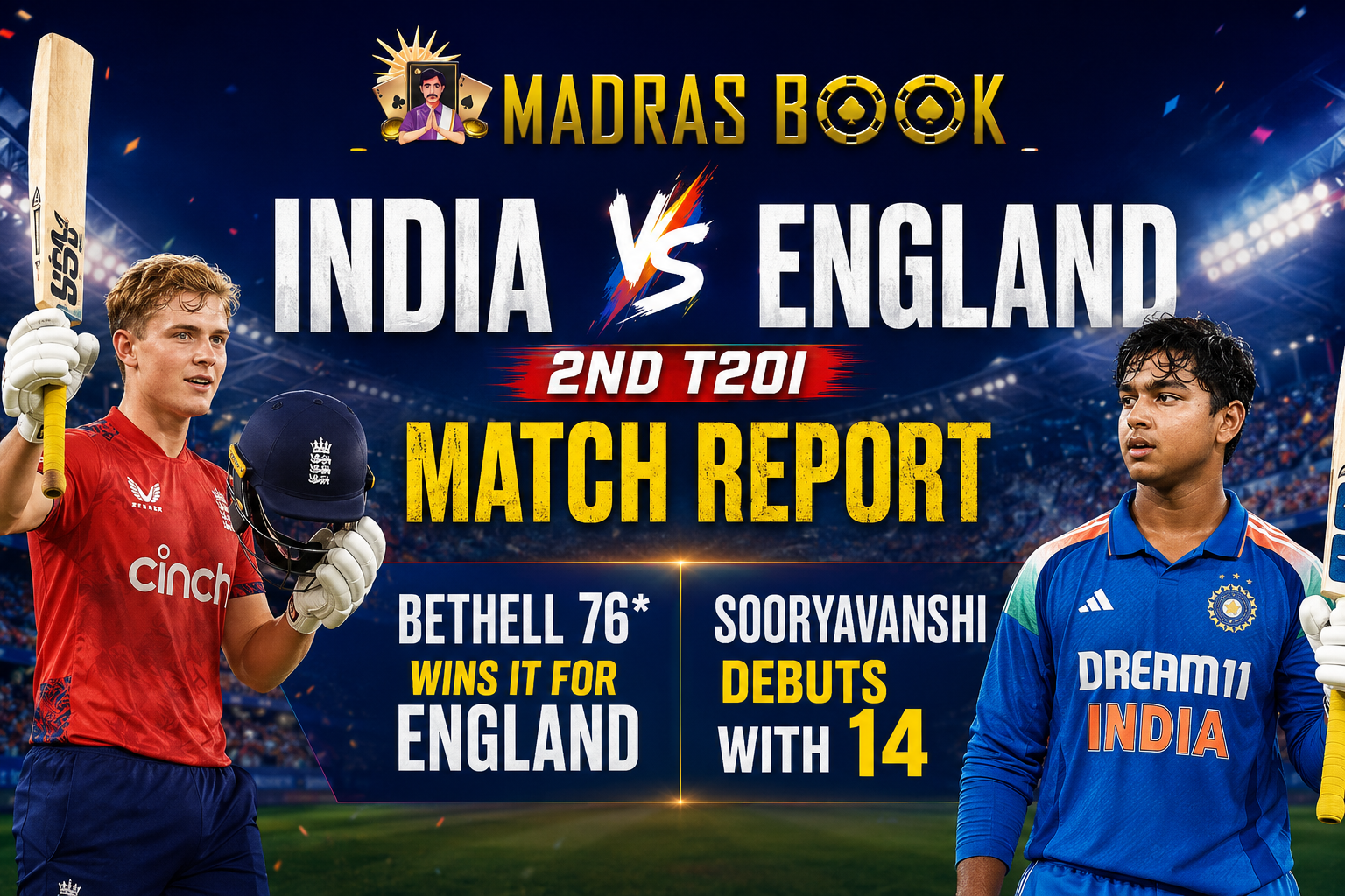India vs England 2nd T20I