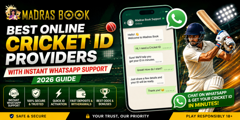 Best Online Cricket ID Providers with Instant WhatsApp Support