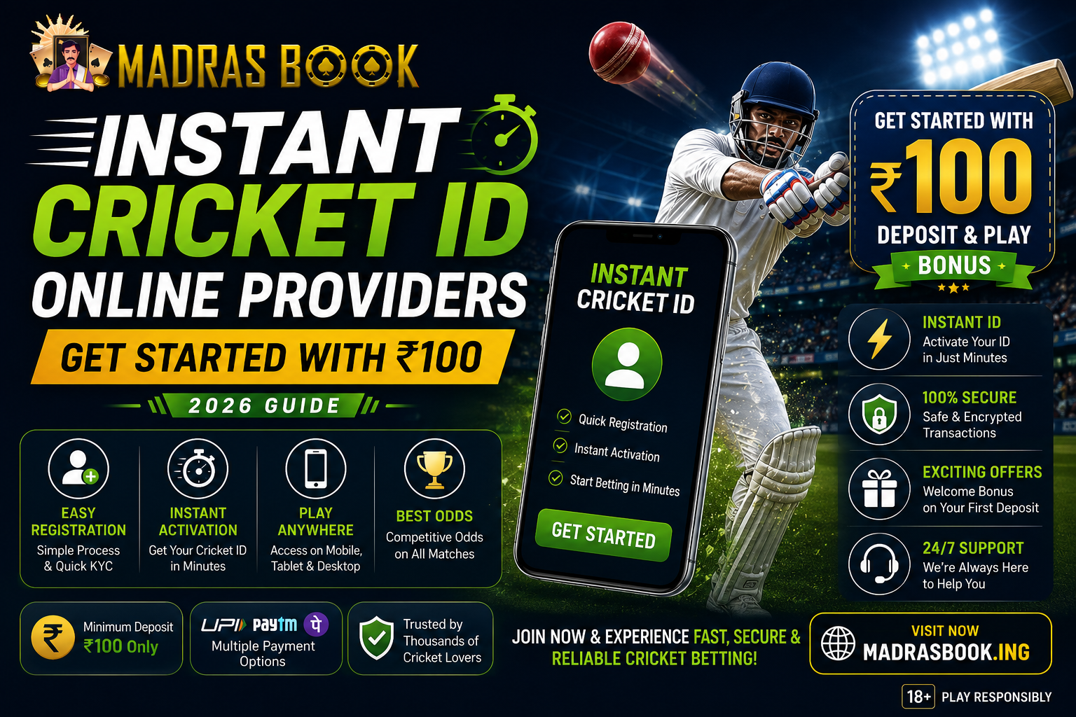 Instant Cricket ID Online Providers