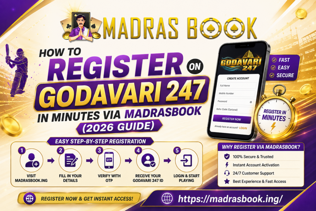 Register on Godavari 247 in Minutes
