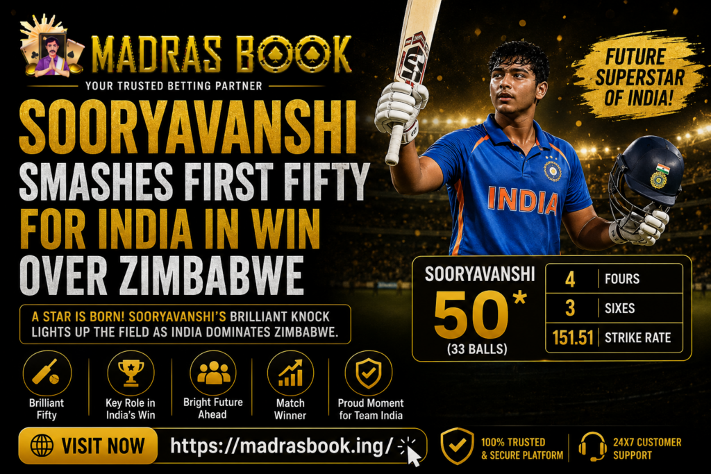 Sooryavanshi First Fifty for India: Historic Knock (2026)