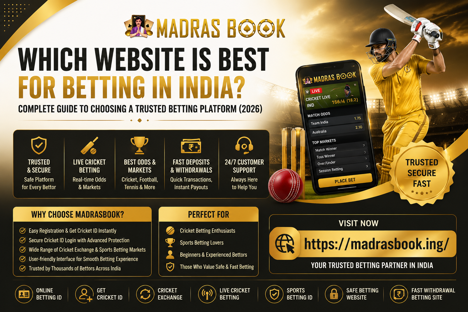 Which Website Is Best for Betting in India? | MadrasBook 2026
