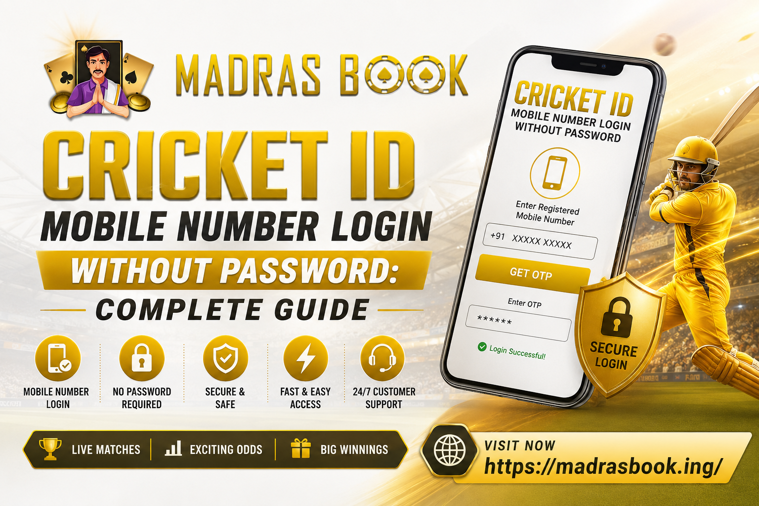 Cricket ID Mobile Number Login Without Password