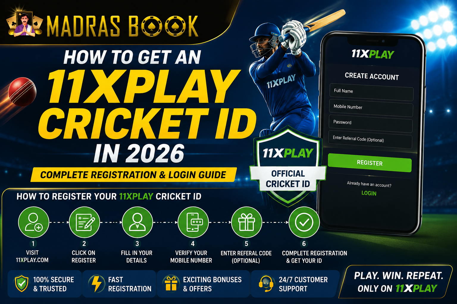11xPlay Registration (2026): Sign Up & Cricket ID Guide