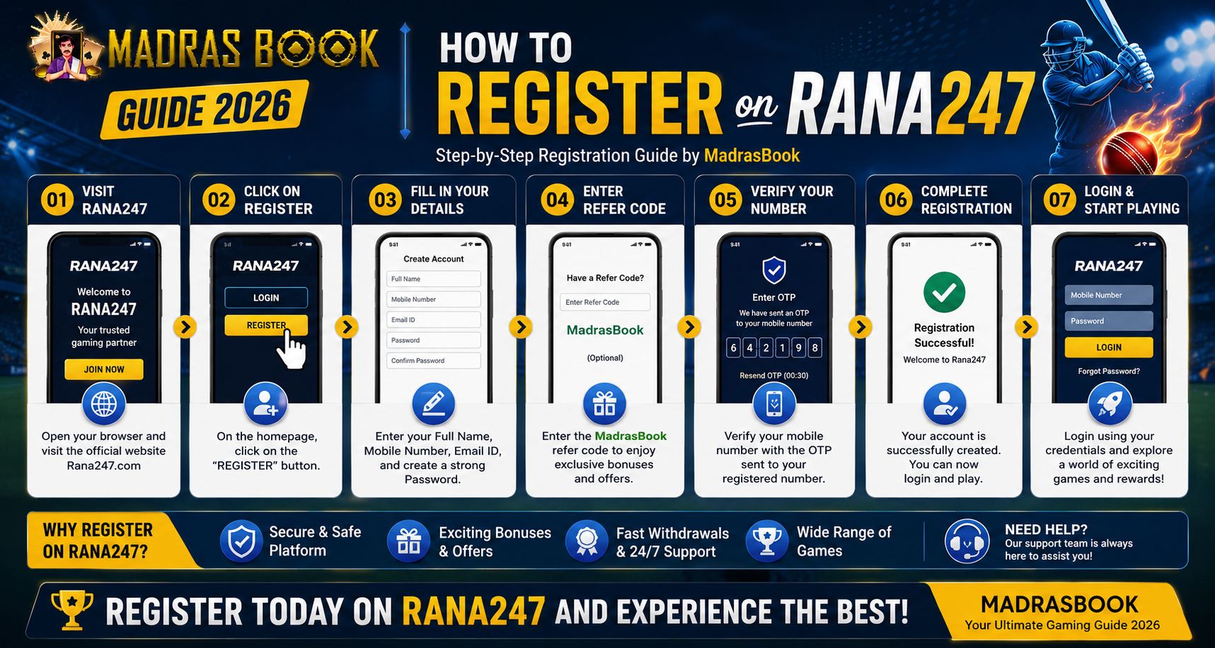 Rana247: Cricket ID Registration, Login & Complete Guide (2026)