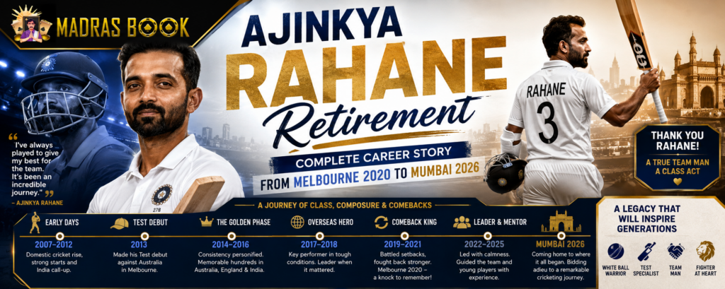 Ajinkya Rahane Retirement