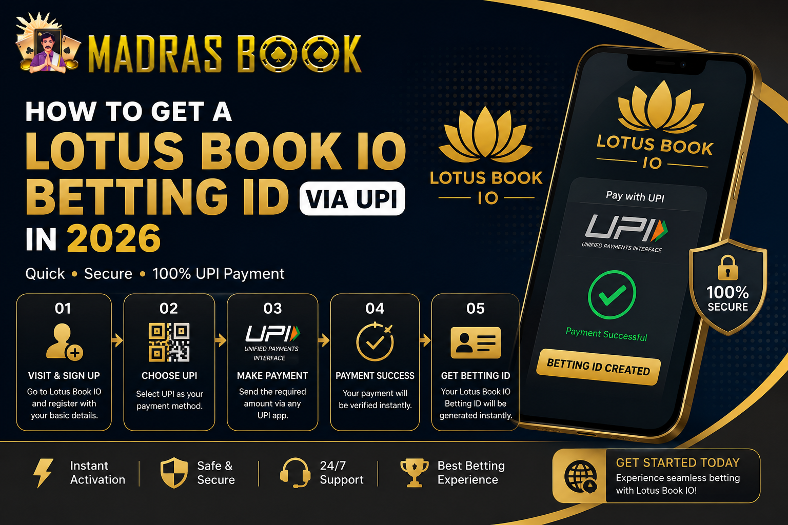 Lotus Book IO Betting ID (2026): Login & Registration