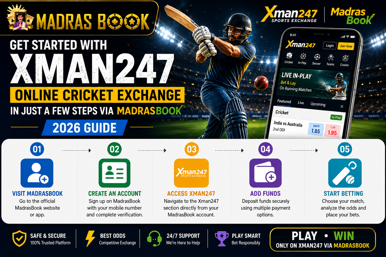 Xman247 Online Cricket Exchange