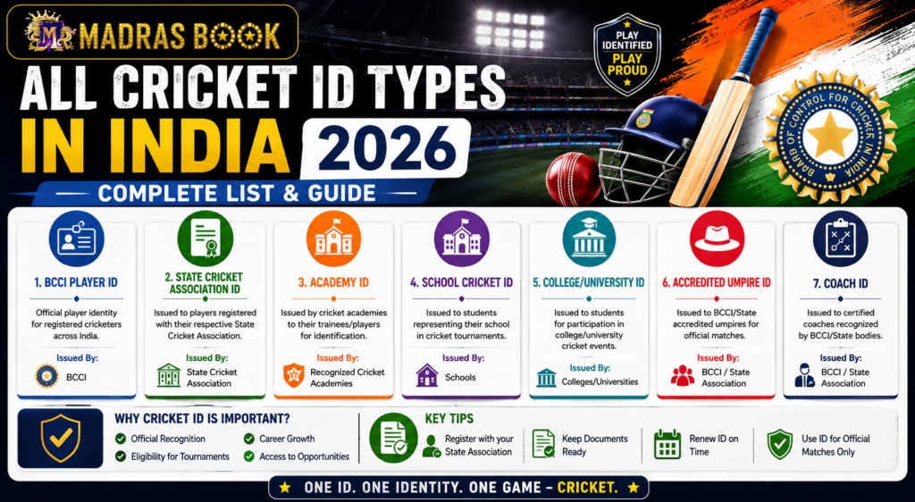 All Cricket ID Types