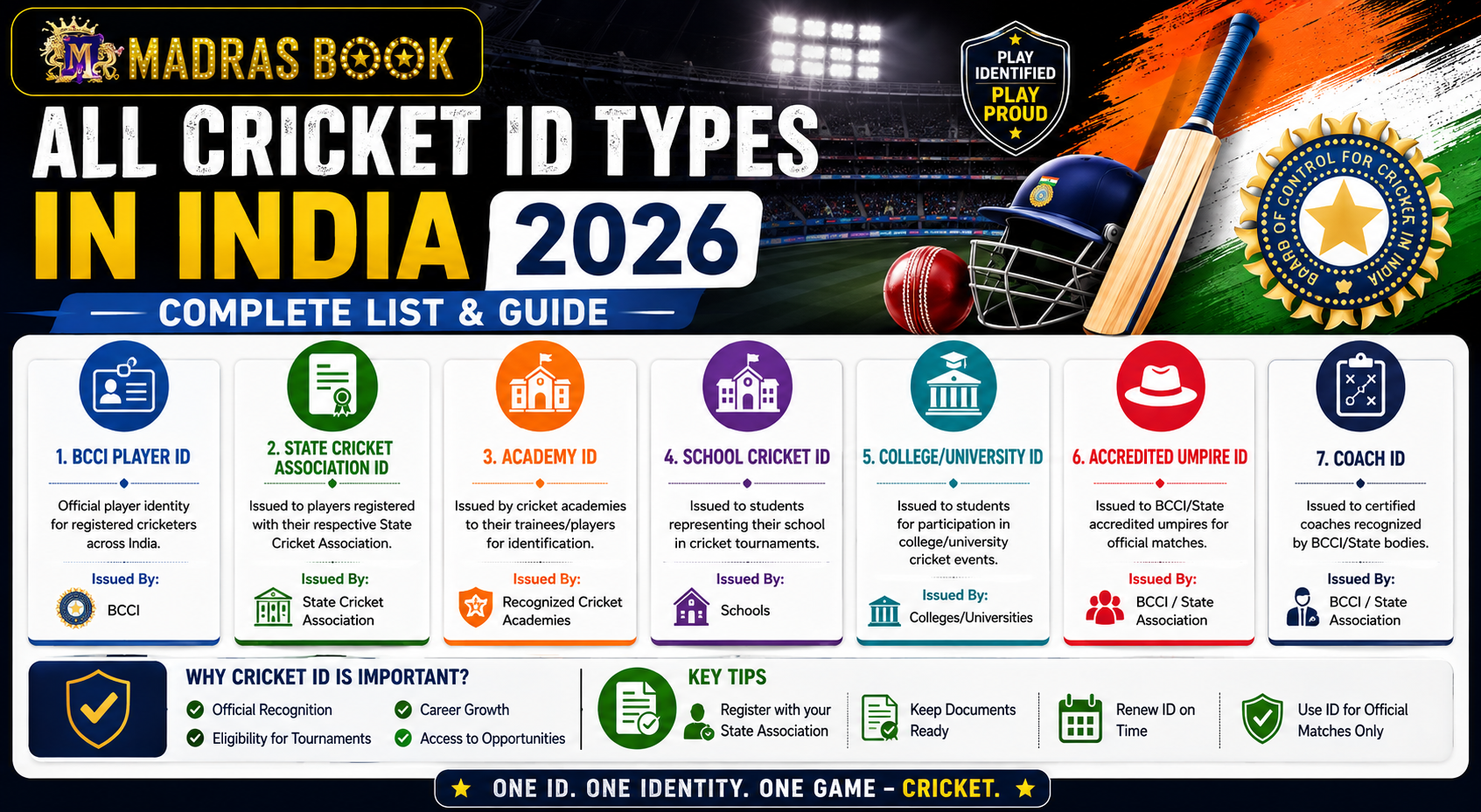 All Cricket ID Types