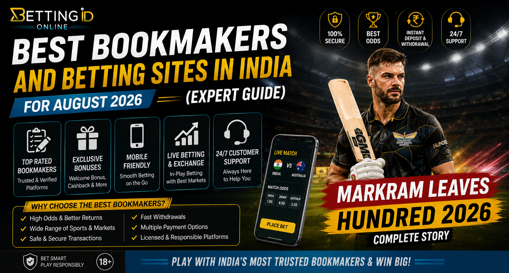 Best Bookmakers and Betting Sites in India (2026)