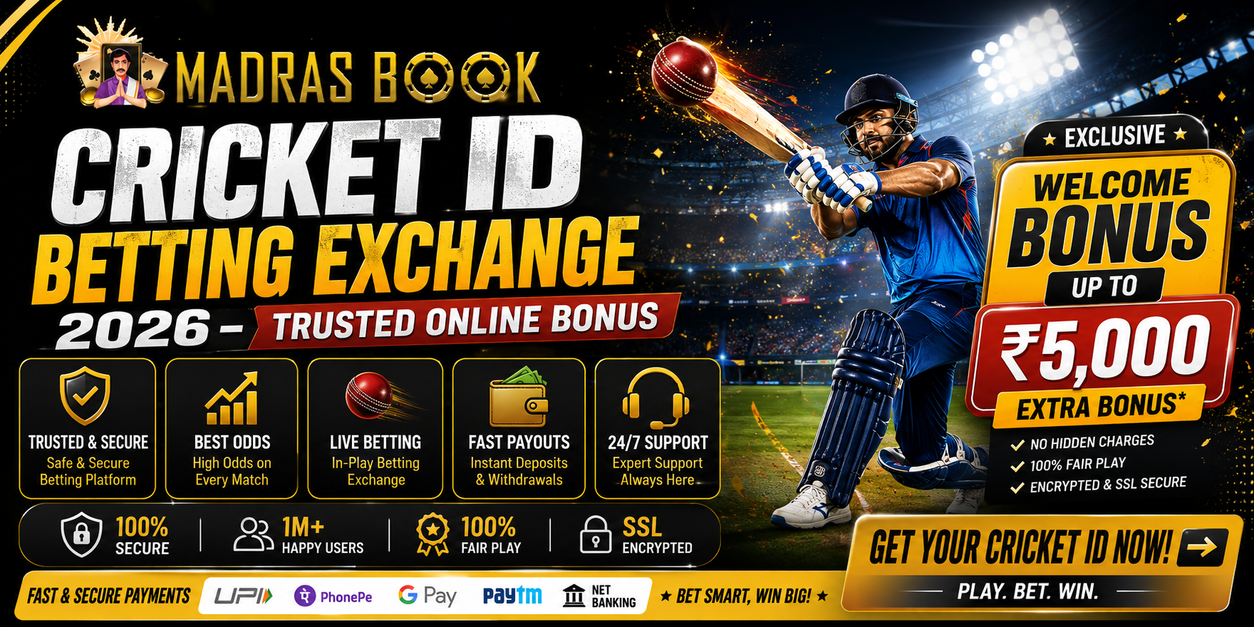 Cricket ID Betting Exchange