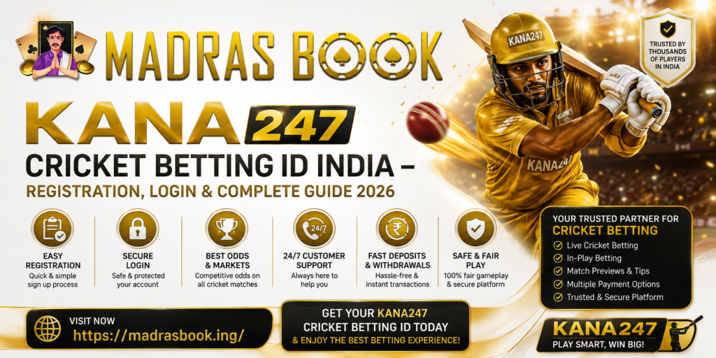 Kana247 Cricket Betting ID India (2026): Complete Guide