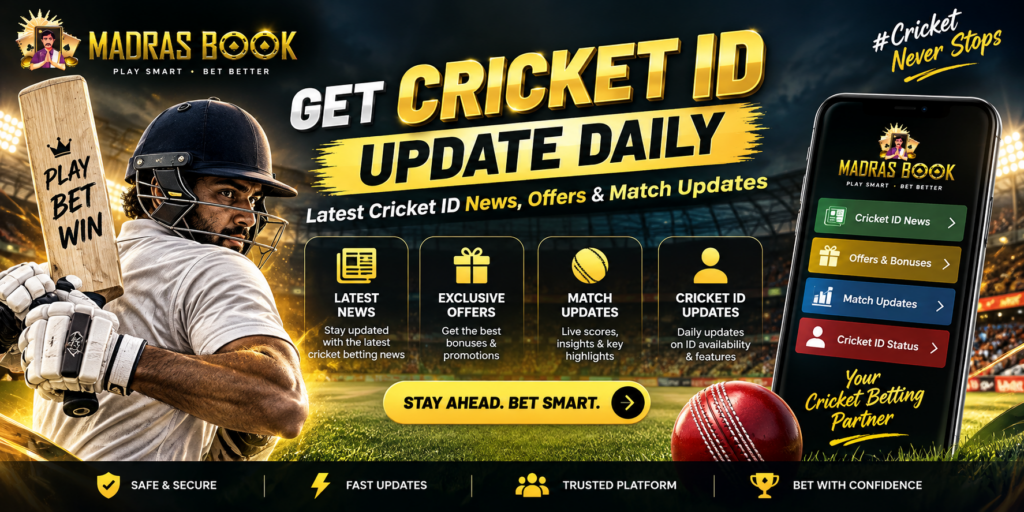 Get Cricket ID Update Daily