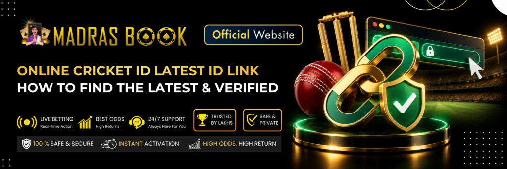 Online Cricket ID Latest ID Link | Madrasbook Get Cricket ID