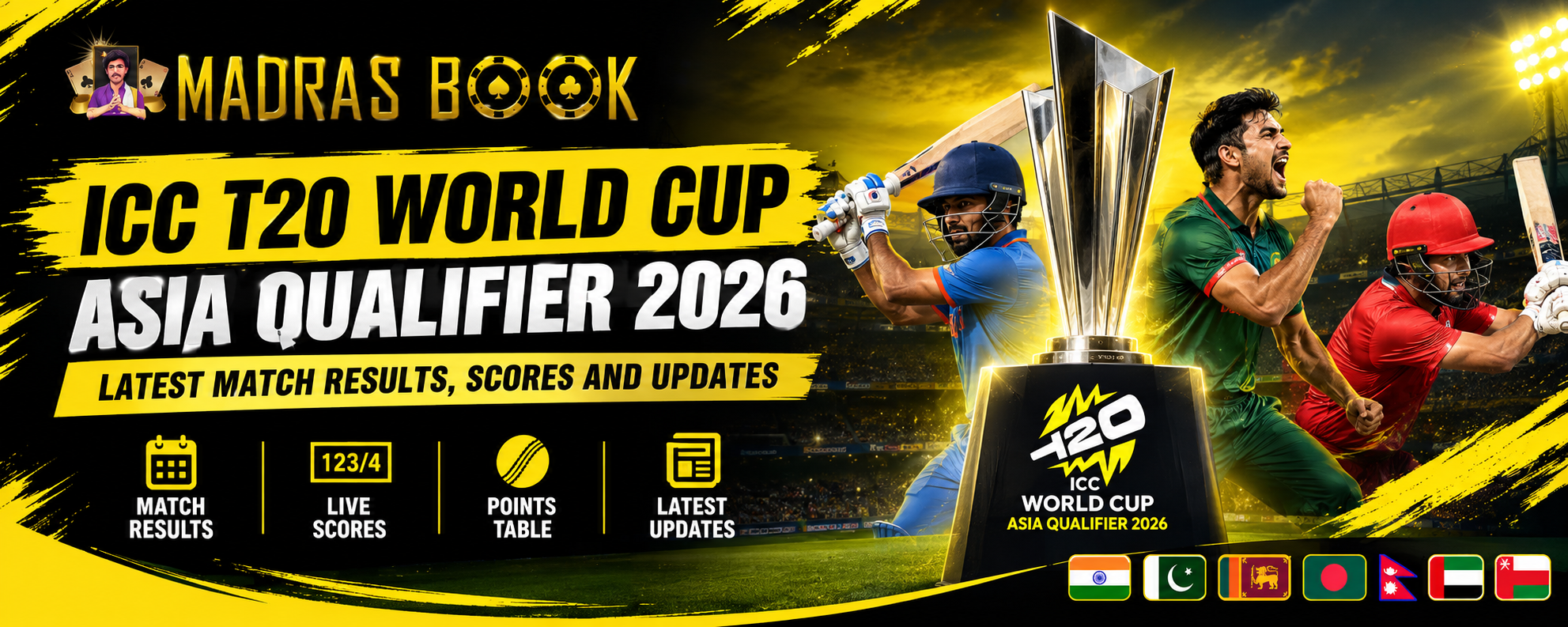 ICC T20 World Cup Asia Qualifier 2026: Latest Results & Scores