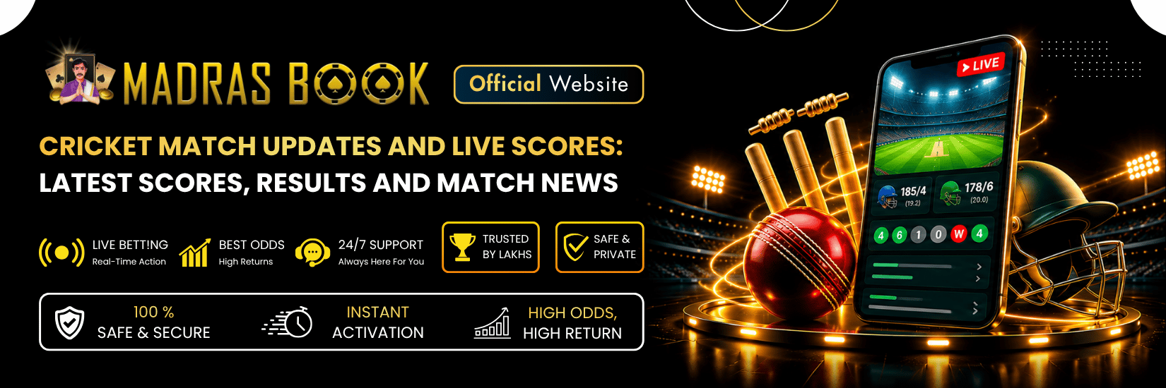 Cricket Match Updates for Live Scores, Results and Latest News