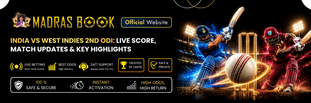 India vs West Indies 2nd ODI