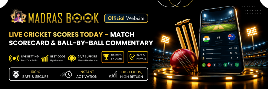 Live Cricket Scores Today – Match Scorecard & Ball-by-Ball Commentary