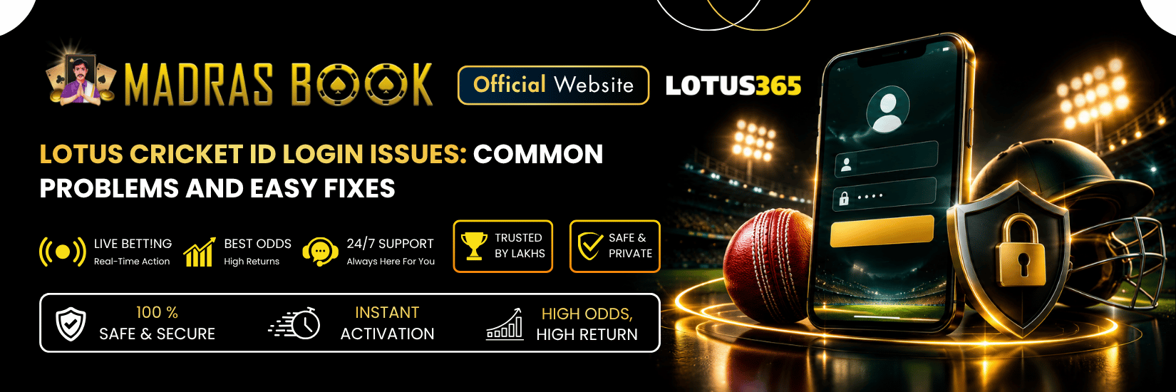 Lotus Cricket ID Login Issues: Fix Access, OTP & Password Errors