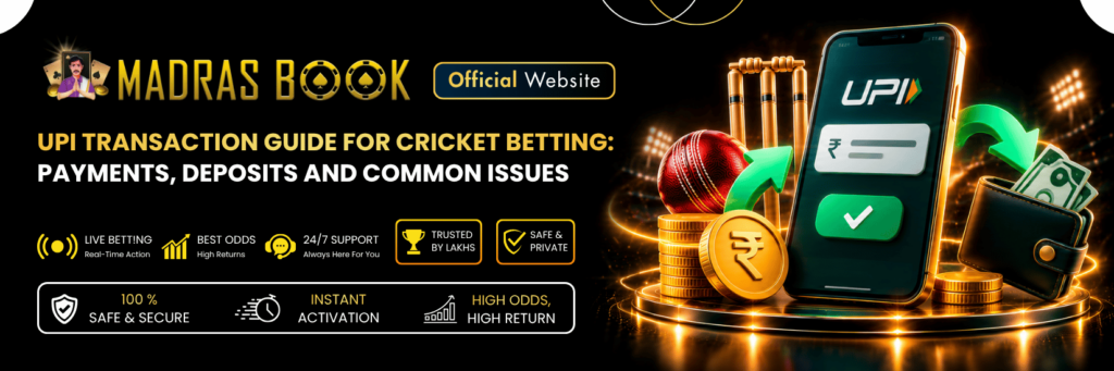 UPI Transaction Guide for Cricket Betting: Payments, Safety & Help
